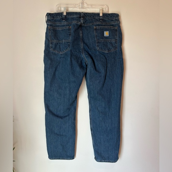 Carhartt Men’s Flannel Lined Relaxed Fit Size 40 x 32 Jeans - Picture 2 of 2